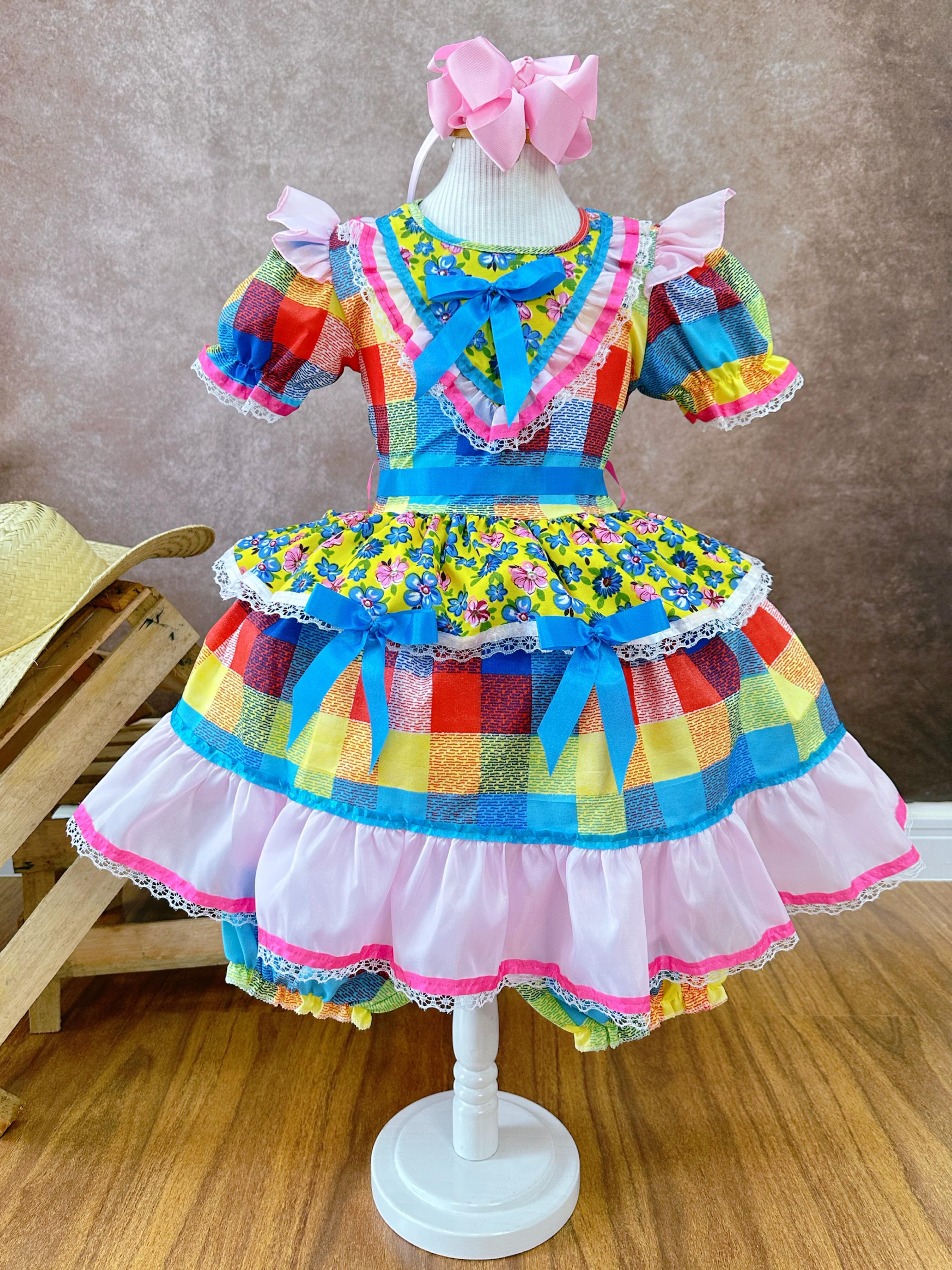 Vestido Infantil Caipira 1