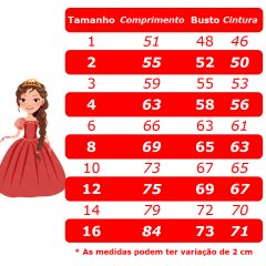 Vestido Infantil para Festas Vermelho Xadrez