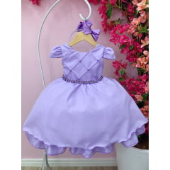 Vestido Infantil Lilas