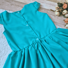 Vestido Infantil Casual Verde