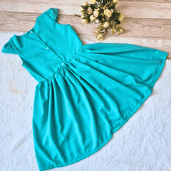 Vestido Infantil Casual Verde