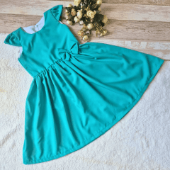 Vestido Infantil Casual Verde