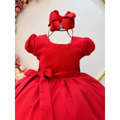 Vestido Vermelho Luxo