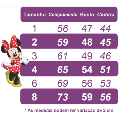 Vestido Festa Infantil Minnie Vermelha