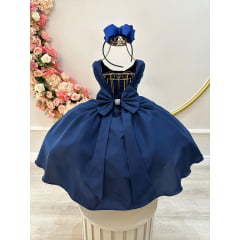 Vestido Infantil Azul Marinho