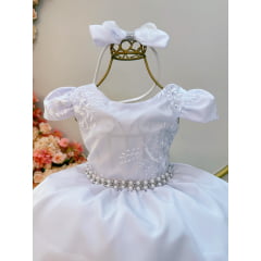 Vestido Infantil Branco PROMO