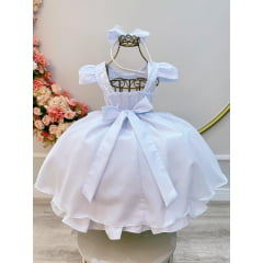 Vestido Infantil Branco PROMO