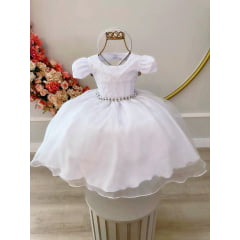 Vestido Infantil Branco PROMO