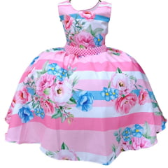 Vestido Infantil Candy Floral