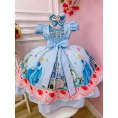 Vestido Infantil Cinderela