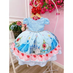 Vestido Infantil Cinderela