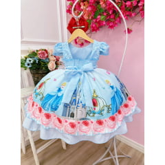 Vestido Infantil Cinderela