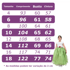 Vestido Infantil de Festa Longo Fucsia Off