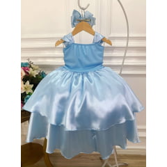 Vestido Infantil Fantasia Cinderela Frozen Alice Princesas