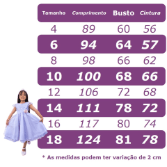 Vestido Infantil Longo Branco Nervura