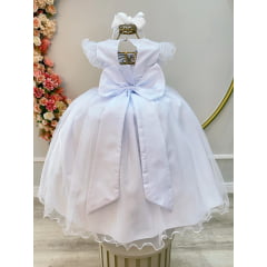 Vestido Infantil Longo Branco Promoção