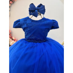 Vestido Infantil Longo Royal