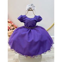 Vestido Infantil Roxo