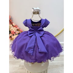 Vestido Infantil Roxo