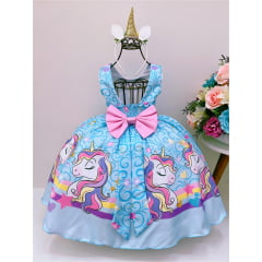 Vestido Infantil Unicornio