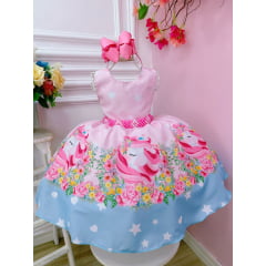 Vestido Infantil Unicornio