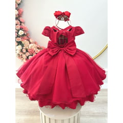 Vestido Infantil Vermelho