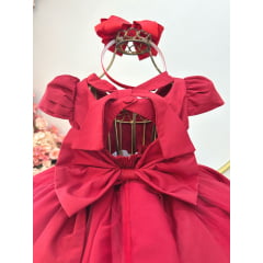 Vestido Infantil Vermelho