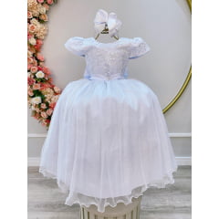 Vestido Longo Infantil Branco