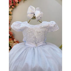 Vestido Longo Infantil Branco