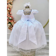 Vestido Longo Infantil Branco