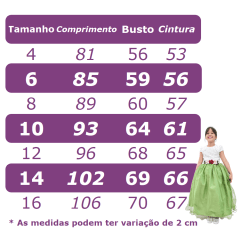 Vestido Longo Infantil Rosa Bebê