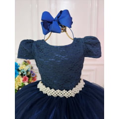 Vestido Marinho Longo Infantil