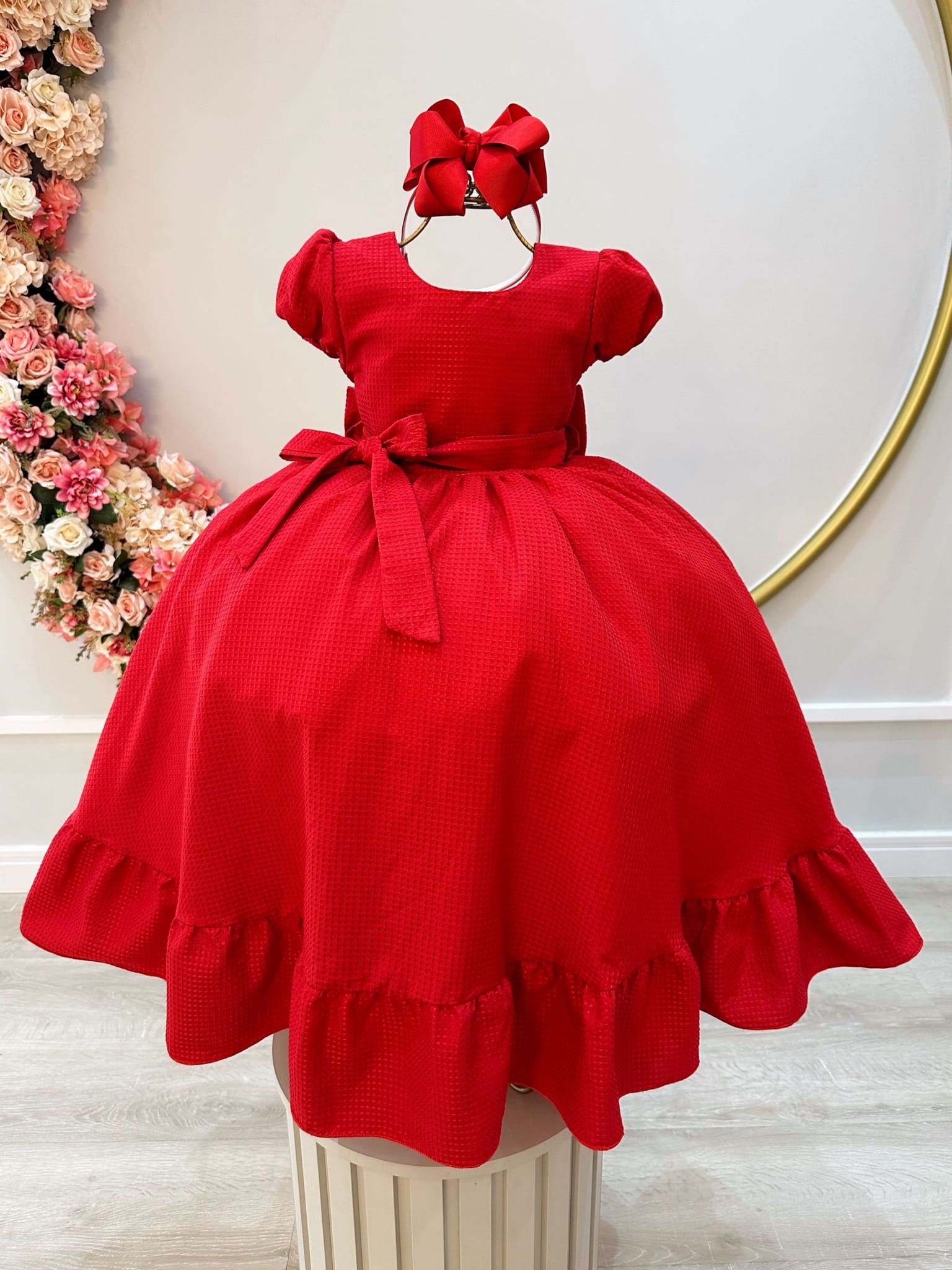 Vestido Vermelho Luxo