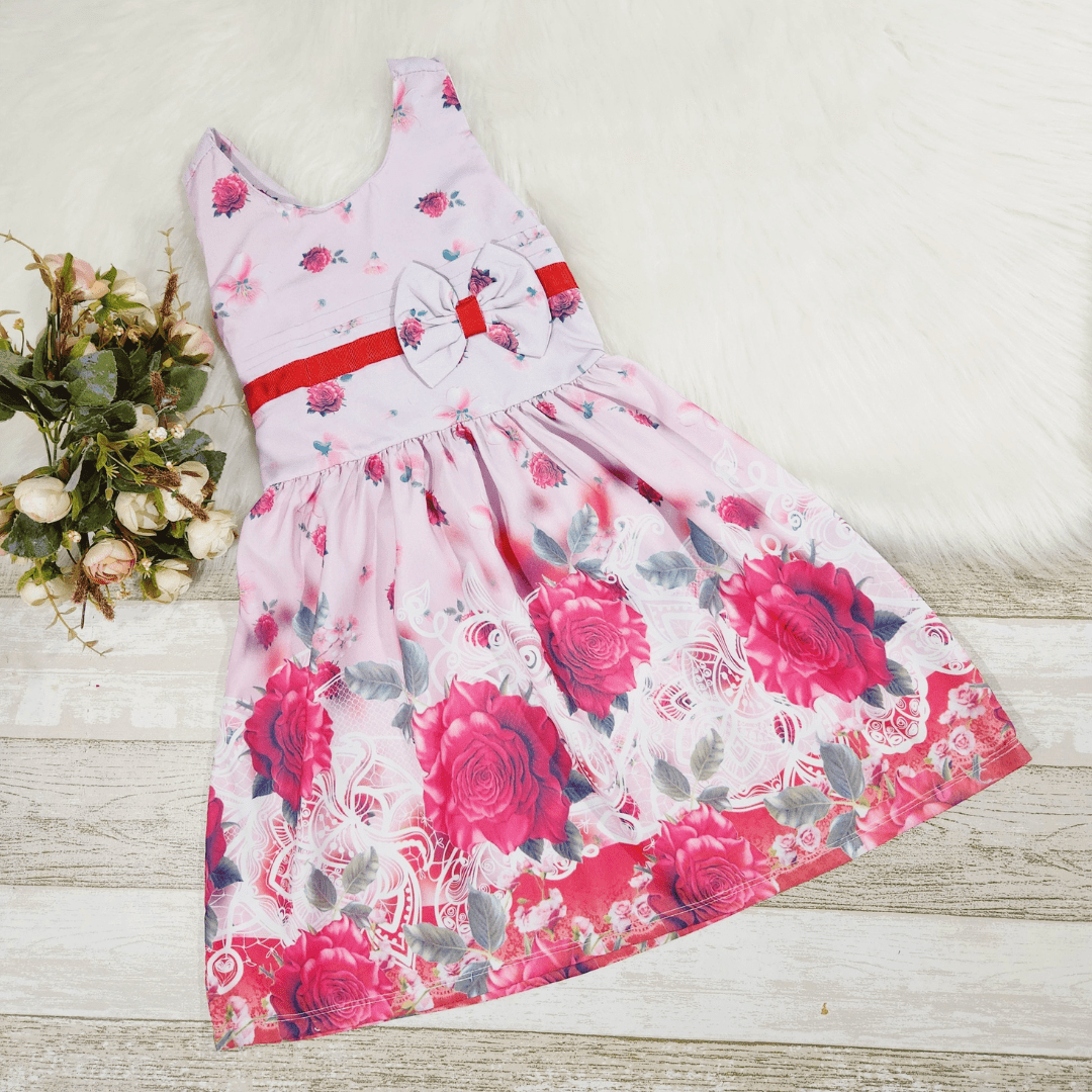 Vestido Festa Infantil Floral