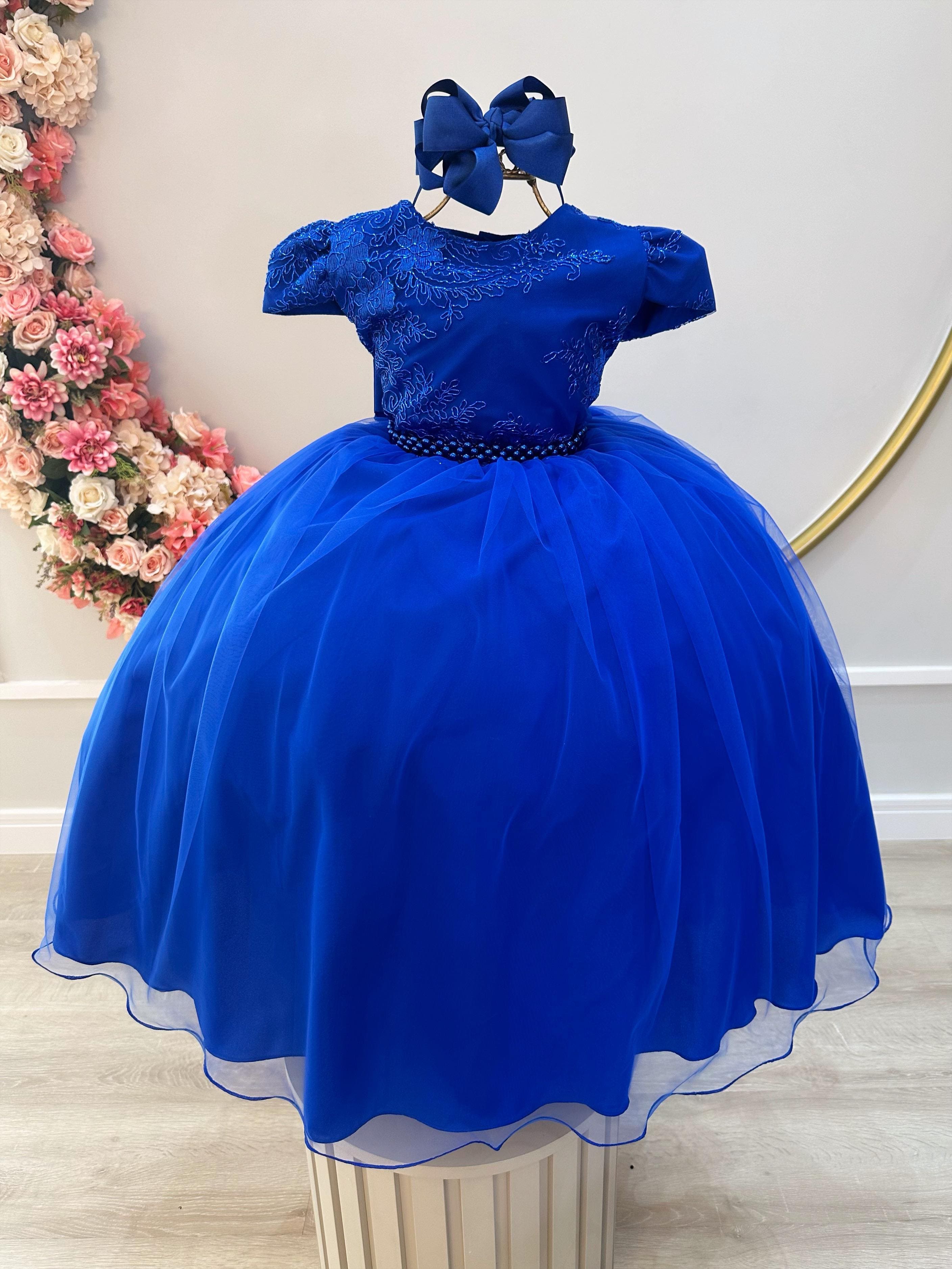 Vestido Infantil Longo Royal