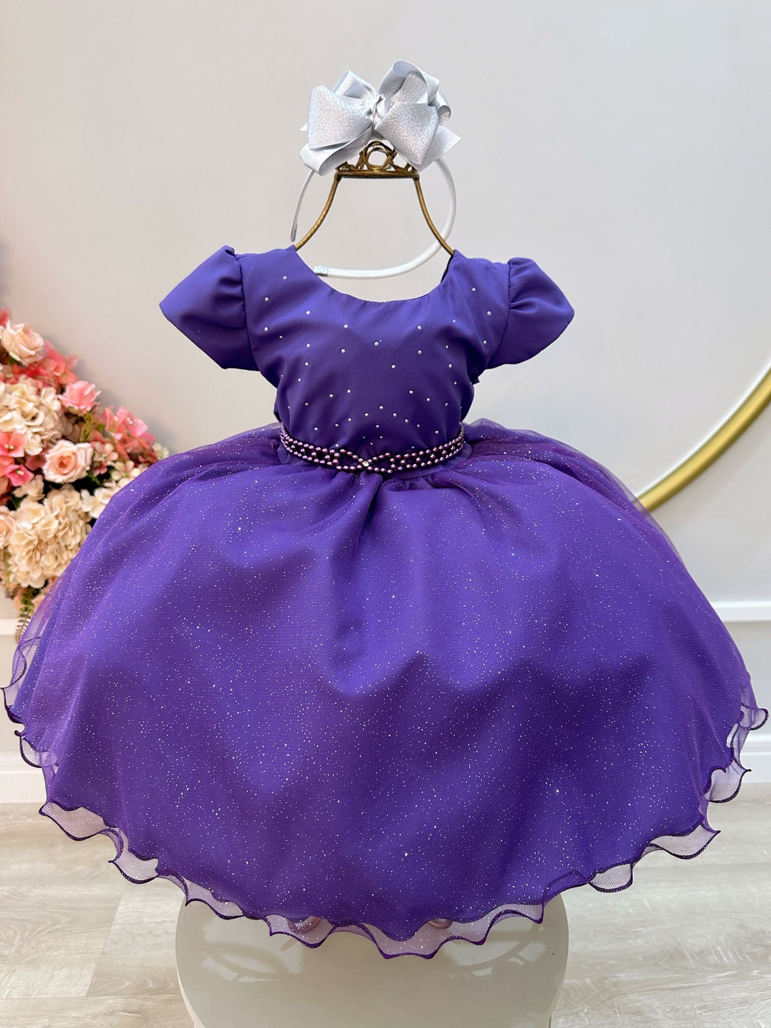 Vestido Infantil Roxo