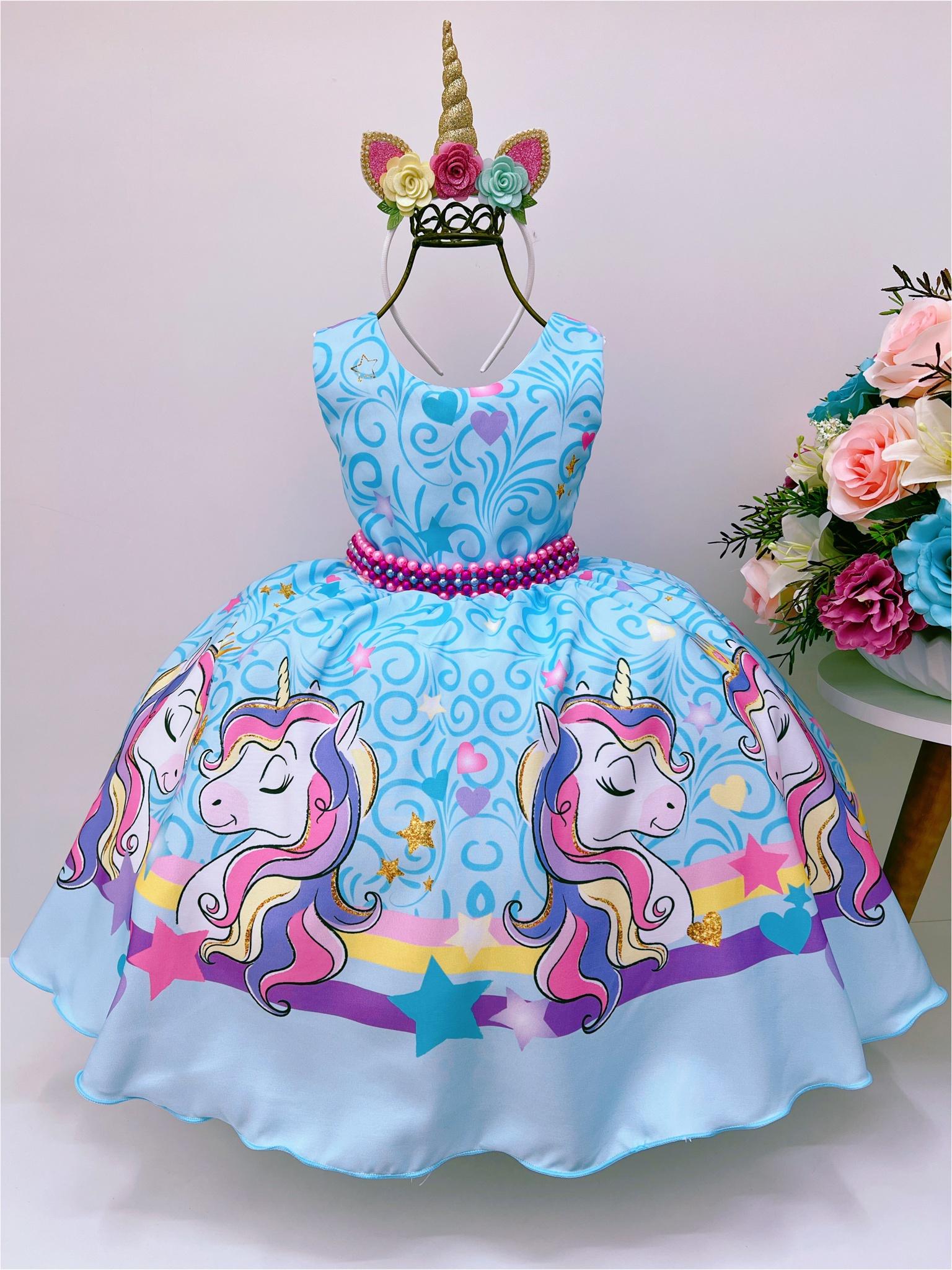 Vestido Infantil Unicornio