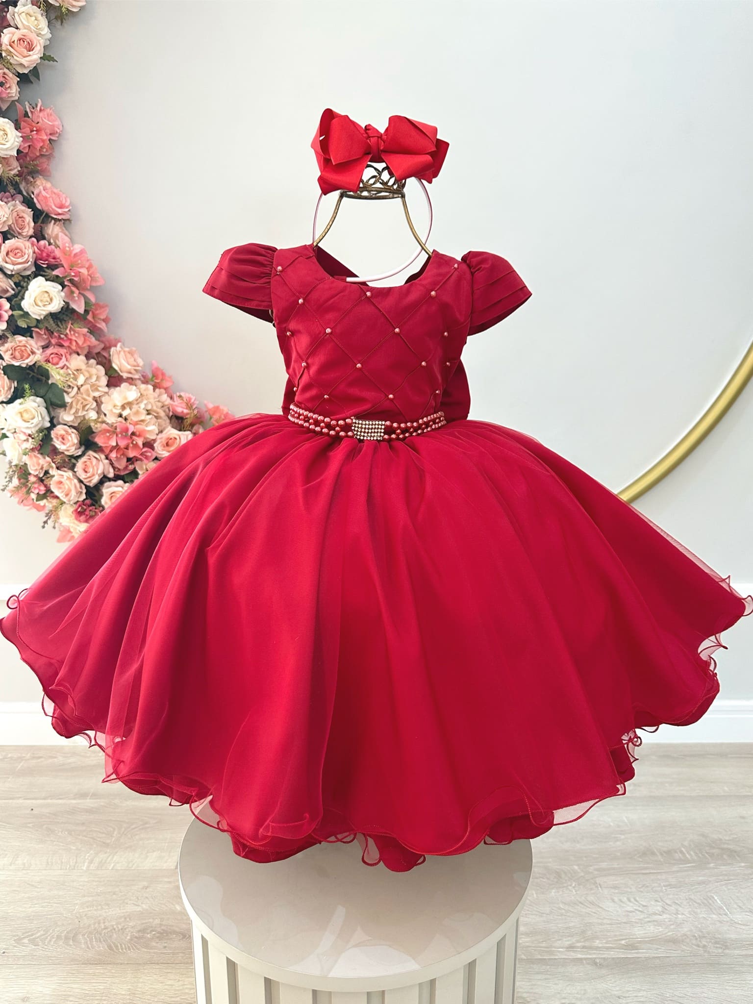 Vestido Infantil Vermelho